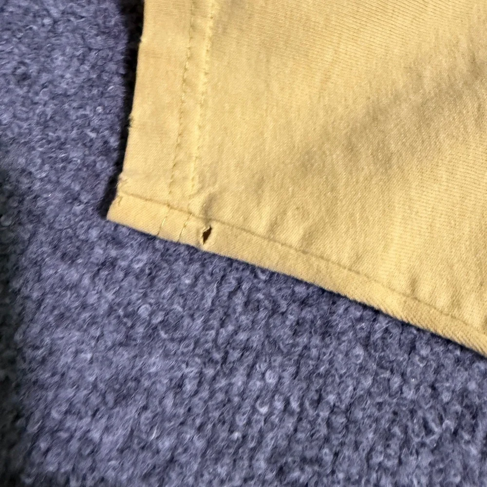 Vintage Nike Athletics 71‎ Distressed T-Shirt Mens XL/XXL Yellow USA Made